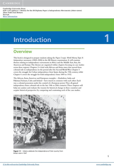 Authoritative, in-depth and accessible content for <b>IB</b> Diploma <b>History</b>. . Ib history independence movements pdf